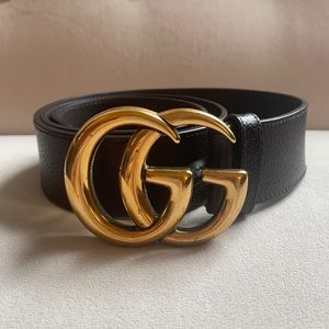 Authentic Gucci Wide Leather Belt